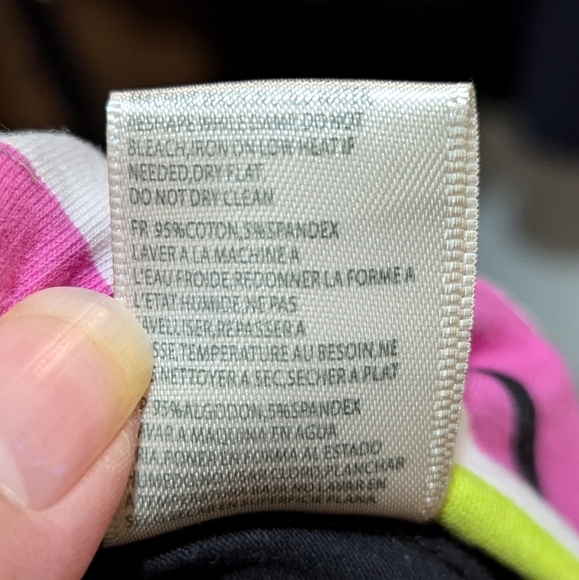 Neon stripes mini-skort - Picture 6 of 6